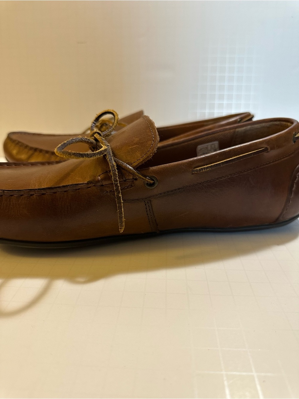 Curt & Larson Leather Driving Loafers Brown Slip On Mens 11 - Picture 7 of 13